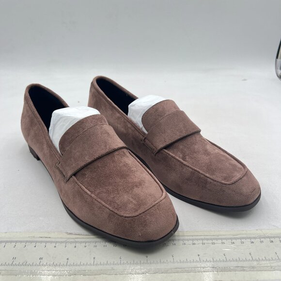 Grey Women Comfy Closed Toe Moccasins Slip on Flat Slipper Soft Sole Loafer - Picture 3 of 7